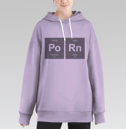 Фотография футболки Шутливый постер «Po Rn» в стиле таблицы Менделеева