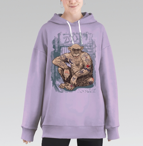 Фотография футболки Шимпанзек. 15 лет в застенках зоопарка!