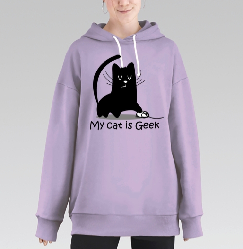 Фотография футболки My cat is Geek