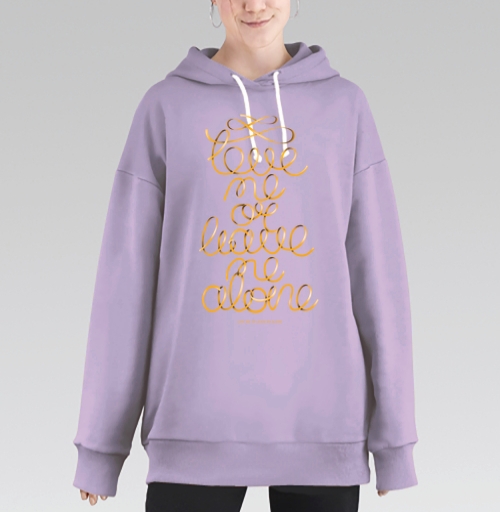 Фотография футболки Gold ribbon lettering / Люби или уходи saying Love me or leave me alone