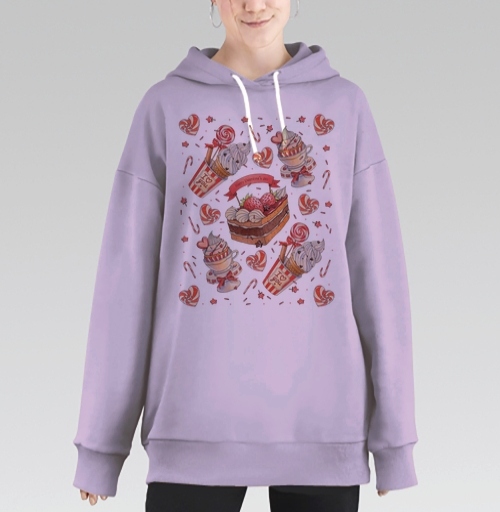 Фотография футболки Happy Valentines Day pattern / Паттерн ко Дню святого Валентина