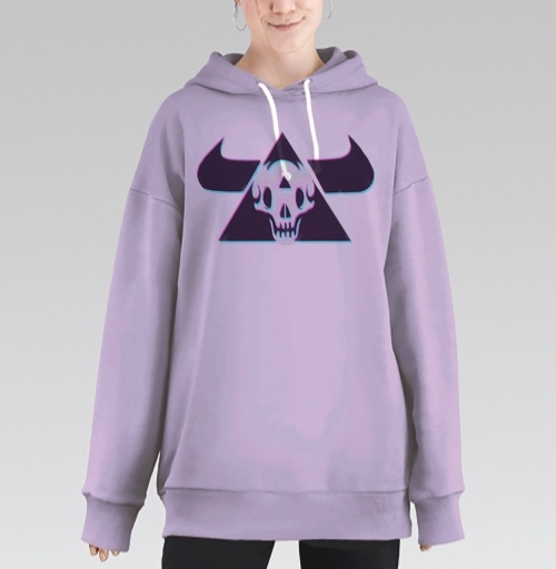 Фотография футболки TRIANGLE SKULL BULL / Череп быка в треугольнике