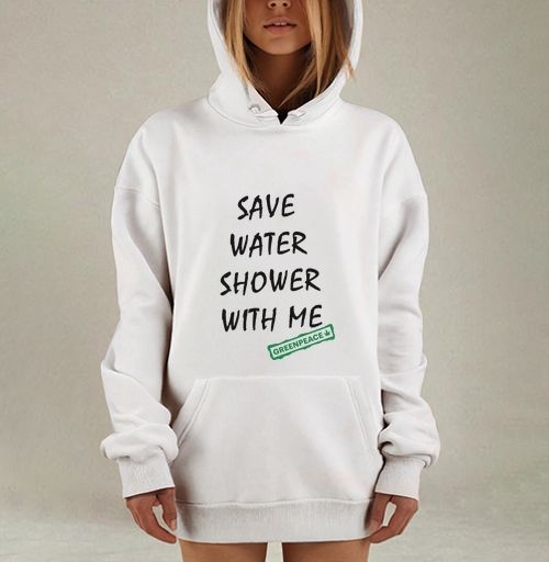Фотография футболки SAVE WATER SHOWER WITH ME / Экономь воду, принимай душ со мной
