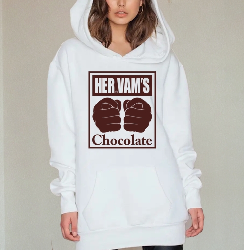 Фотография футболки Сила кулаков мощность шоколада HERVAMS Chocolate