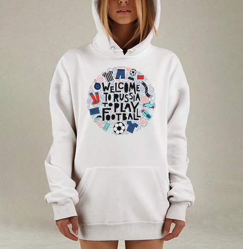 Фотография футболки Добро пожаловать в Россию. Футбол