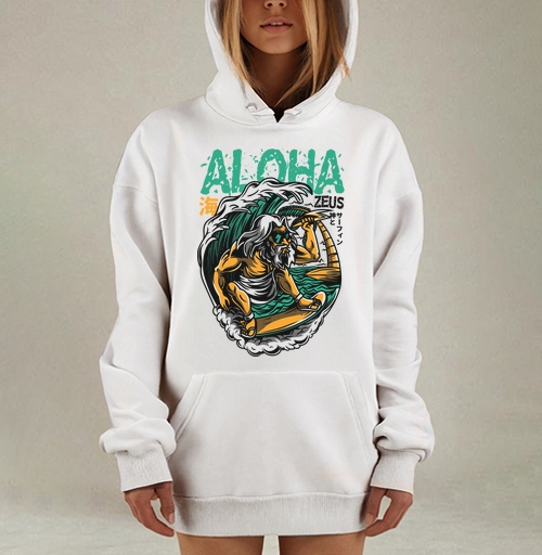 Фотография футболки Aloha Zeus / Алоха Зевс