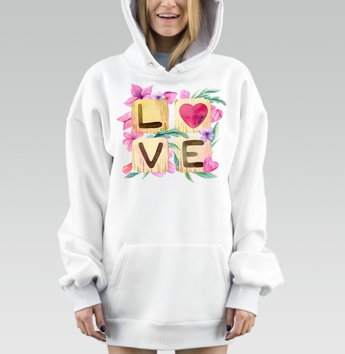 Фотография футболки Любовь в квадрате