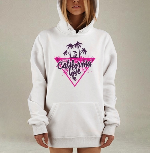 Фотография футболки California love яркая романтика пальмовой вечеринки