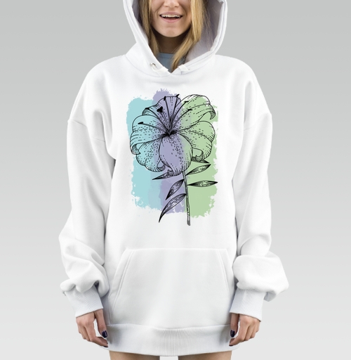 Фотография футболки Бирюзовая лилия