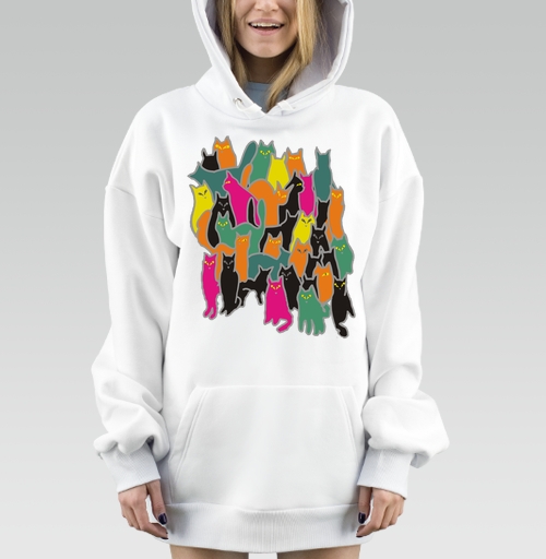 Фотография футболки Цветная котовасия