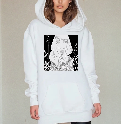 Фотография футболки Девушка в ночи