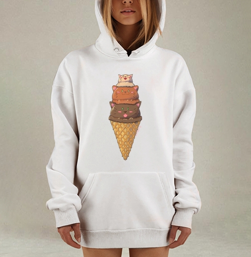 Фотография футболки Кото-мороженое