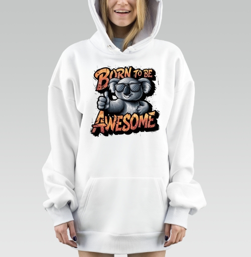 Фотография футболки Футболка с коалой Born to Be Awesome