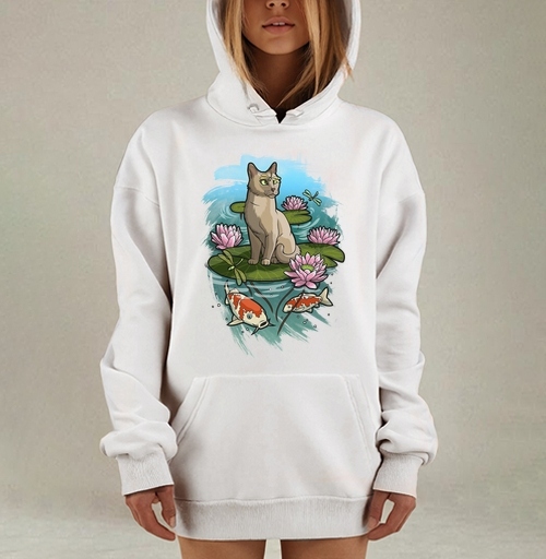 Фотография футболки SummerCat / Летний кот