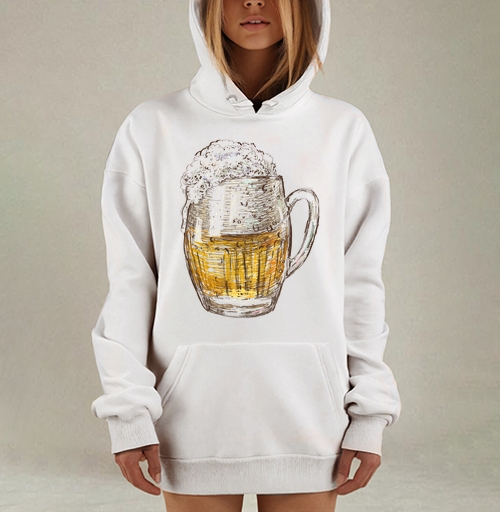 Фотография футболки Янтарная кружка пива Beer Time