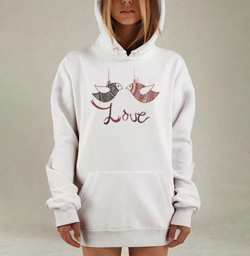 Фотография футболки Love birds / Неразлучники