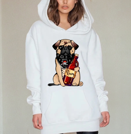 Фотография футболки Pirate pug