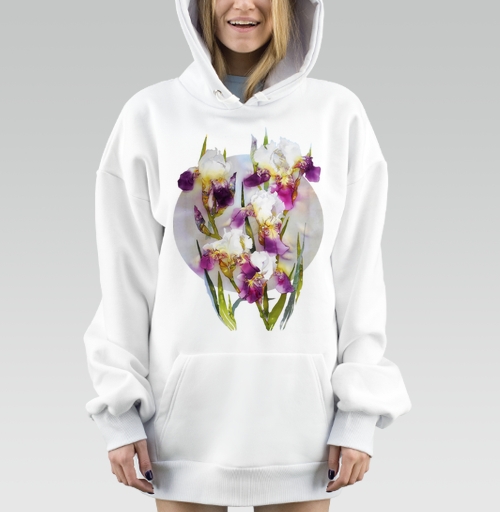 Фотография футболки Нежные ирисы