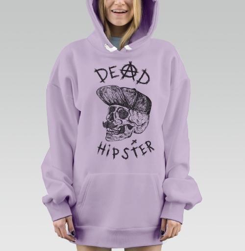 Фотография футболки Футболка DEAD HIPSTER с готическим черепом