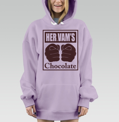 Фотография футболки Сила кулаков мощность шоколада HERVAMS Chocolate