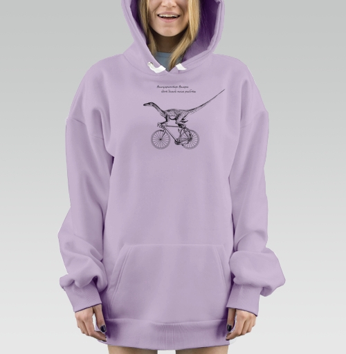 Фотография футболки Велоцираптор Валера - домой после работы