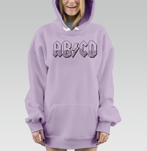 Фотография футболки Рок алфавит ABCD стиль AC DC