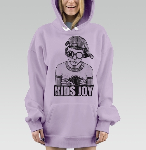 Фотография футболки Стильный Монохромный Подросток В Очках KIDS JOY