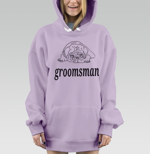 Фотография футболки Ироничная собака усталый дружок жениха groomsman