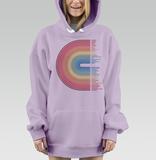 Фотография футболки Rainbow Gradient Colors – Радужный Градиент Цветов