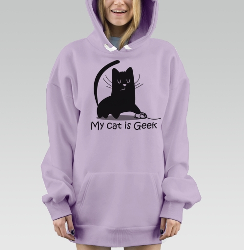 Фотография футболки My cat is Geek