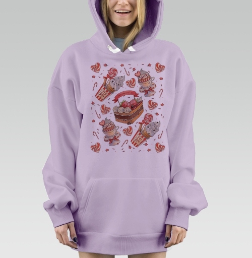 Фотография футболки Happy Valentines Day pattern / Паттерн ко Дню святого Валентина