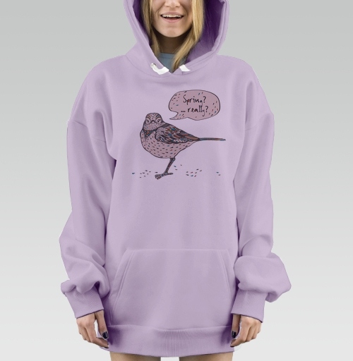 Фотография футболки Spring bird / Весенняя птичка