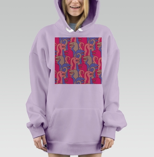 Фотография футболки Прикольные цветные змейки