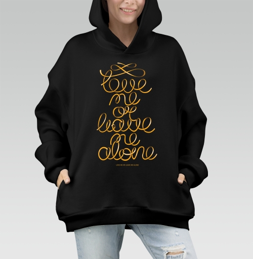 Фотография футболки Gold ribbon lettering / Люби или уходи saying Love me or leave me alone