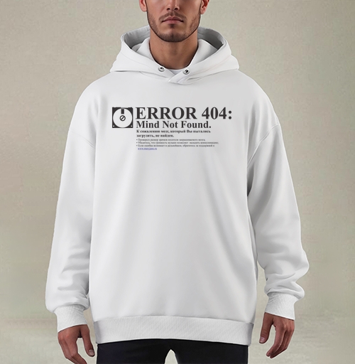 Фотография футболки Error404. Mind not found.