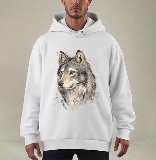 Фотография футболки Волк - Принтериум