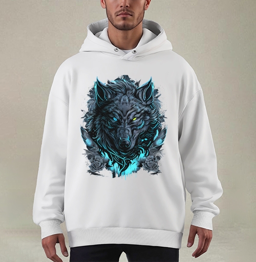 Фотография футболки Брутальный волк