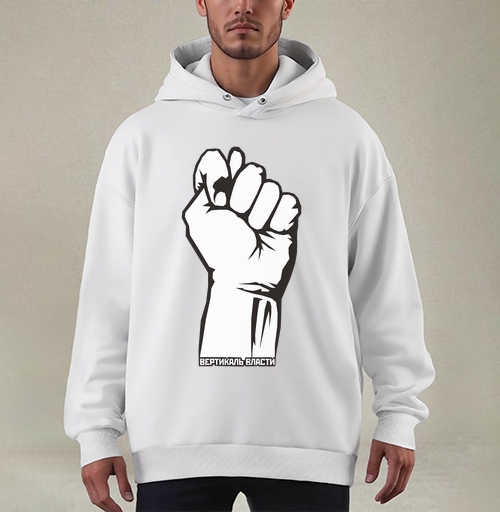 Фотография футболки Raised Fist / Поднятый кулак символ сопротивления и вертикаль власти плакат