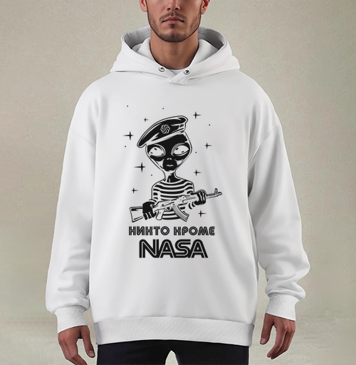 Фотография футболки Прикольный принт 'Инопланетный Десантник NASA'