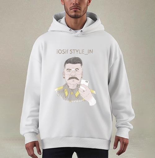 Фотография футболки Ироничный портрет iOSif STYLE_IN в стиле ретро