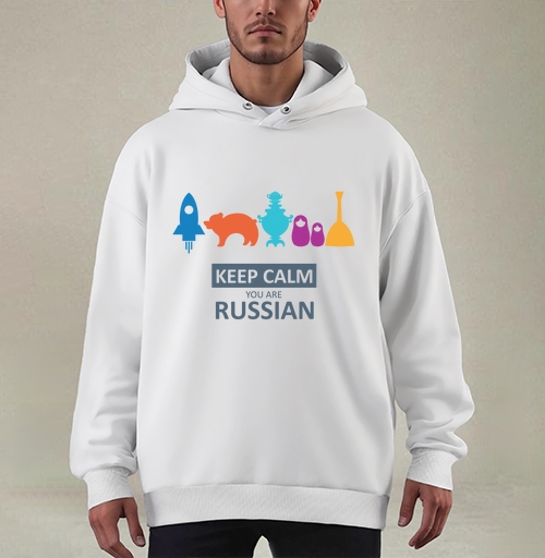 Фотография футболки Минималистичный постер Keep Calm You Are Russian
