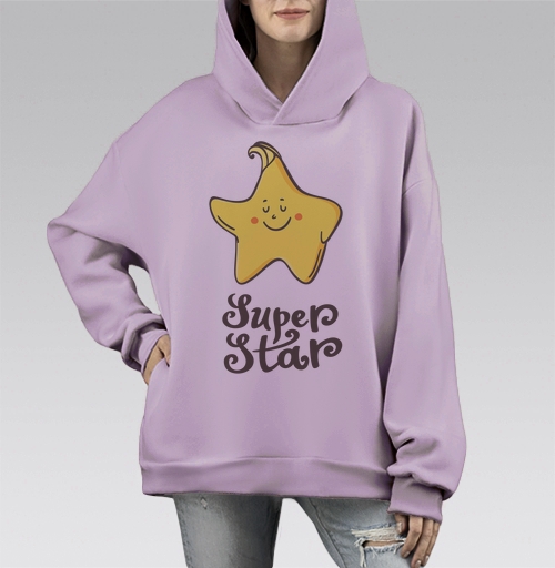 Фотография футболки Очаровательная улыбающаяся звезда Super Star