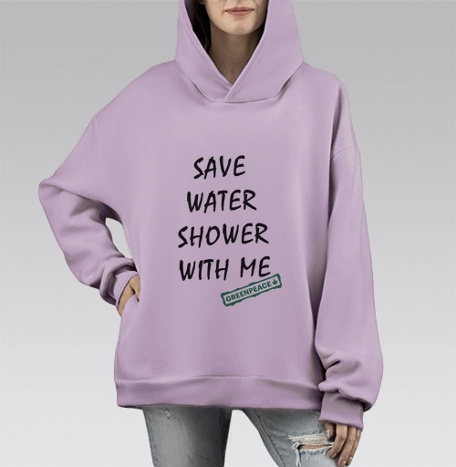 Фотография футболки SAVE WATER SHOWER WITH ME / Экономь воду, принимай душ со мной
