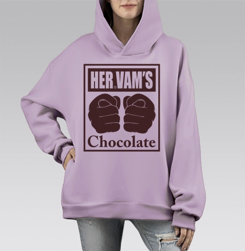 Фотография футболки Сила кулаков мощность шоколада HERVAMS Chocolate