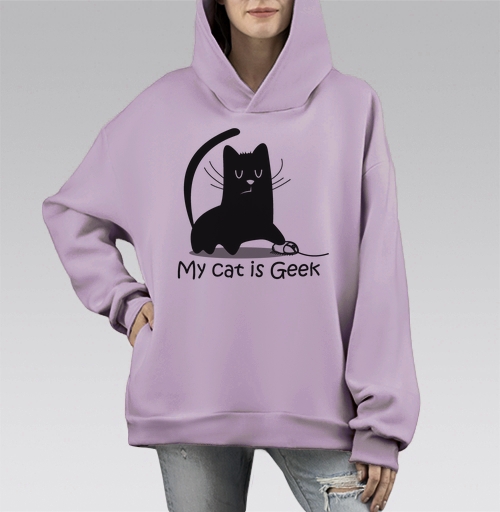 Фотография футболки My cat is Geek
