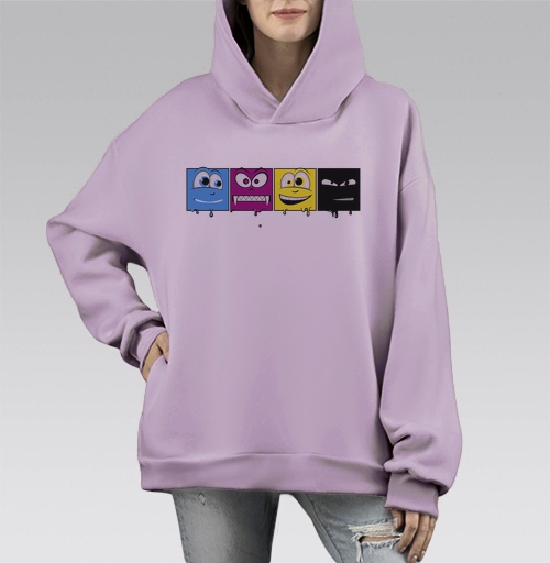 Фотография футболки CMYK faces / Лица CMYK