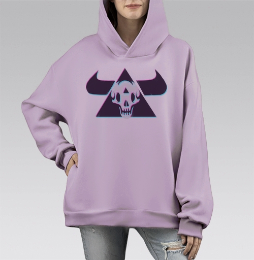 Фотография футболки TRIANGLE SKULL BULL / Череп быка в треугольнике