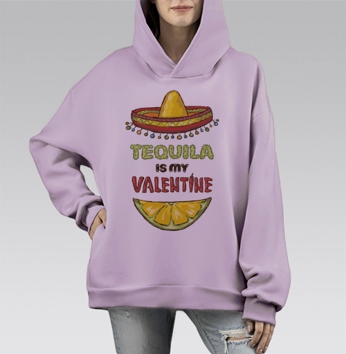 Фотография футболки Открытка «Tequila is my Valentine» с юмором