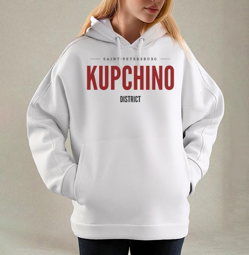 Фотография футболки KUPCHINO Санкт-Петербург Лаконичный Принт