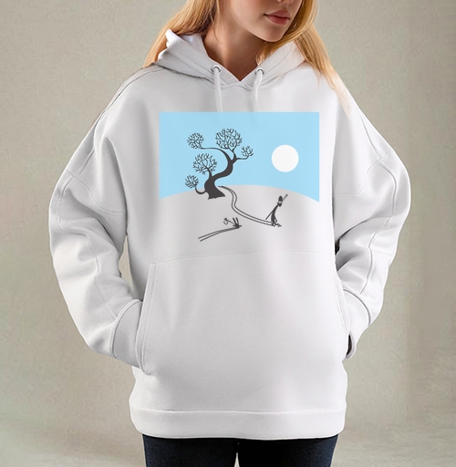 Фотография футболки Winter ninja and little rabbit